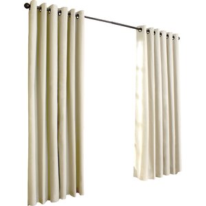 Ranger Solid Room Darkening Thermal Grommet Curtain Panels (Set of 2)