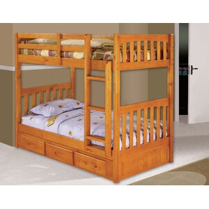 Elisa Twin over Twin Slat Bunk Bed