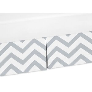 Chevron Crib Skirt