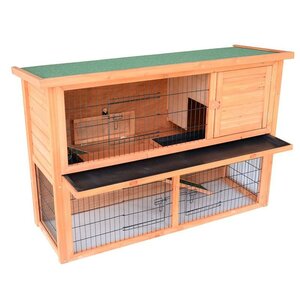 Rabbit Hutch/Bunny House with Lower Outdoor Run