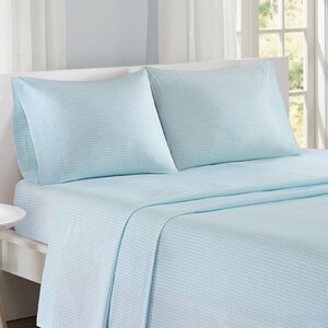 Gingham 100% Cotton Sheet Set