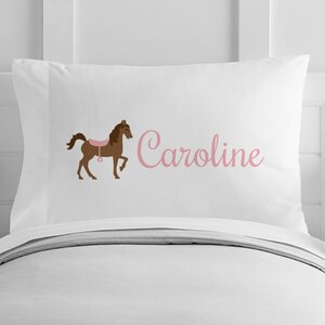 Personalized Horse Toddler Pillow Case