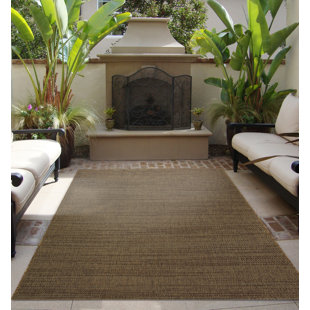 Outdoor Rugs You Ll Love Wayfair Stembridge Chestnut Brown Indoor Outdoor Area Rug