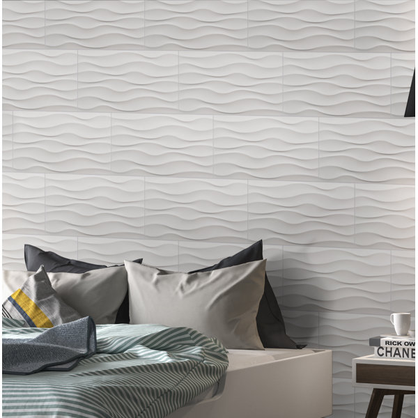 Msi Dymo Wavy 12 X 24 Ceramic Field Tile In White Reviews Wayfair