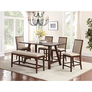 Chandeleur 6 Piece Counter Height Dini..