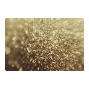 Chelsea Victoria Glitterati Photography Gold Area Rug