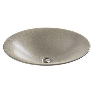 Shagreen on Carillon Wading Poolu00ae Oval Vessel Bathroom Sink