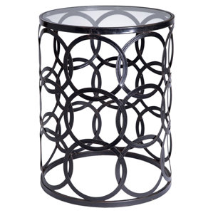 Barrel End Table by Home Essentials and Beyond