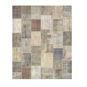 Naugachhia Hand-Knotted Gray Area Rug