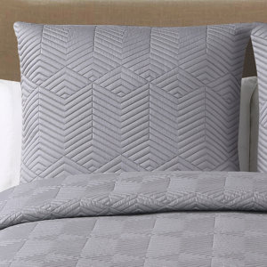 Landen Quilted Cotton Euro Sham (Set of 2)