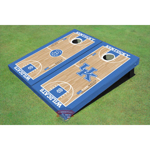 University of Kentucky Alternating UK Logo and Rupp Arena Basketball Court Cornhole Board (Set of 2)