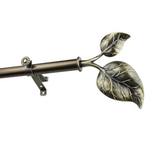 Sycamore Single Curtain Rod and Hardware Set