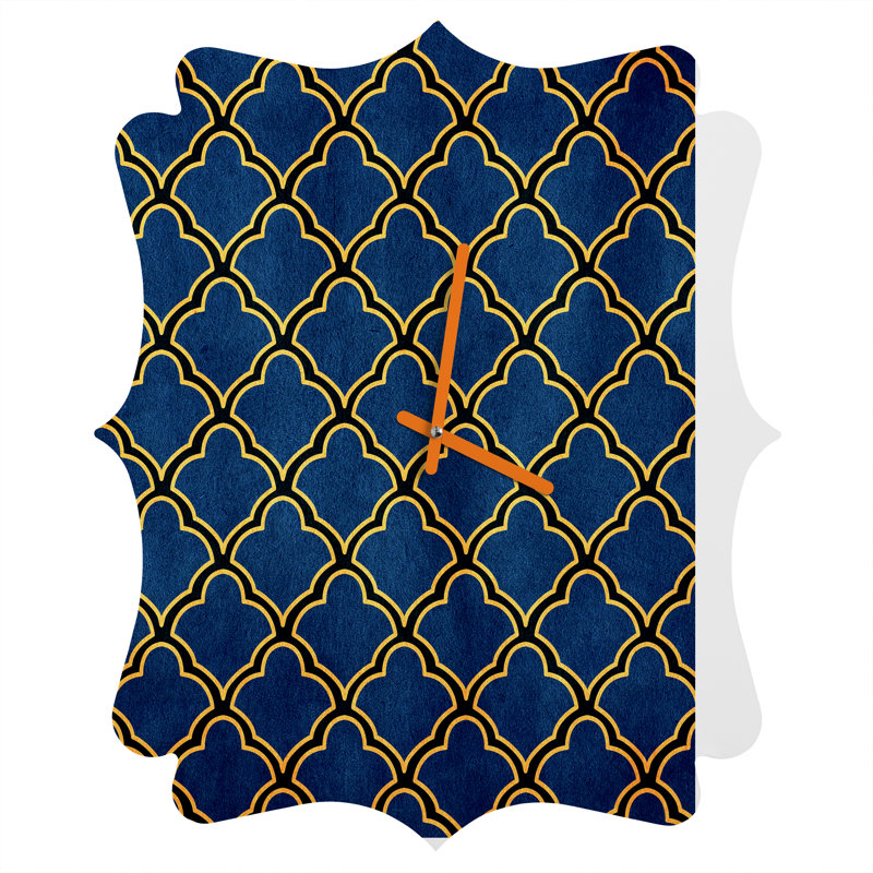 Deny Designs Arcturus Quatrefoil Wall Clock & Reviews Wayfair