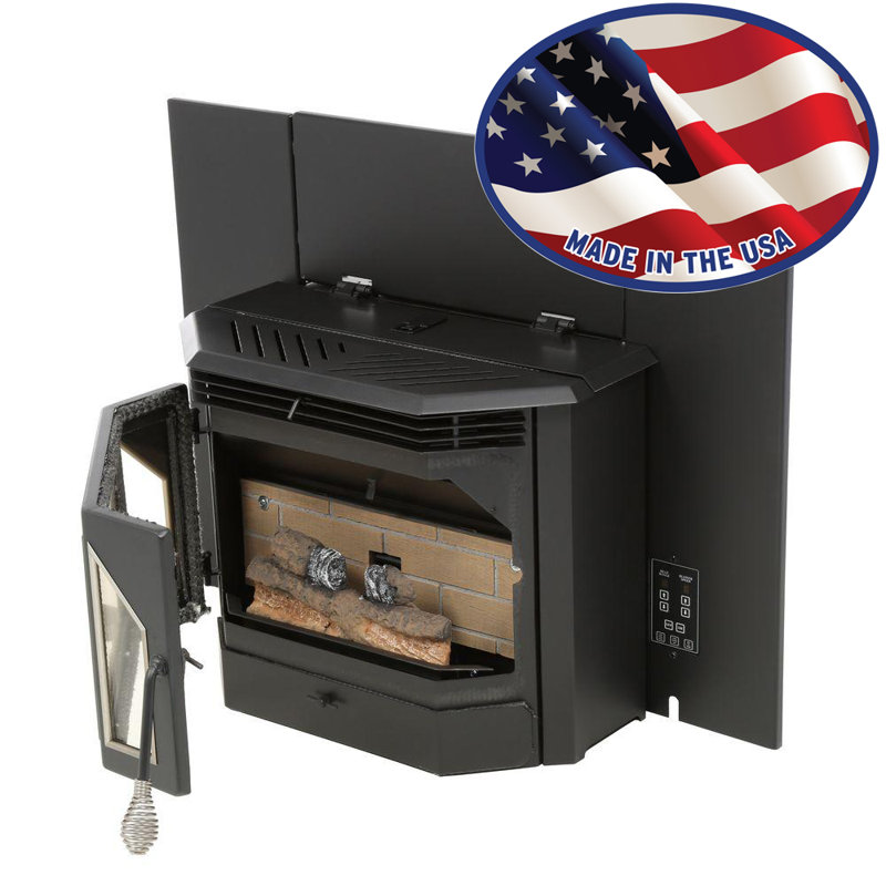 England's Stove Works Evolution 2,000 sq. ft. Direct Vent Pellet Stove Insert & Reviews Wayfair.ca