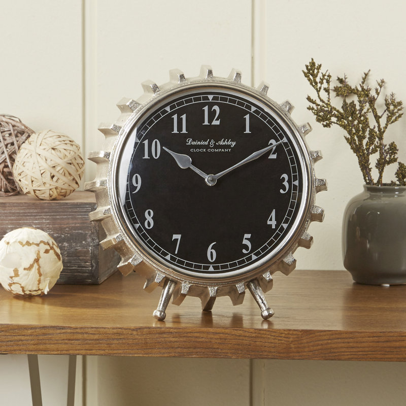 Birch Lane™ Turning Gears Table Clock & Reviews Wayfair