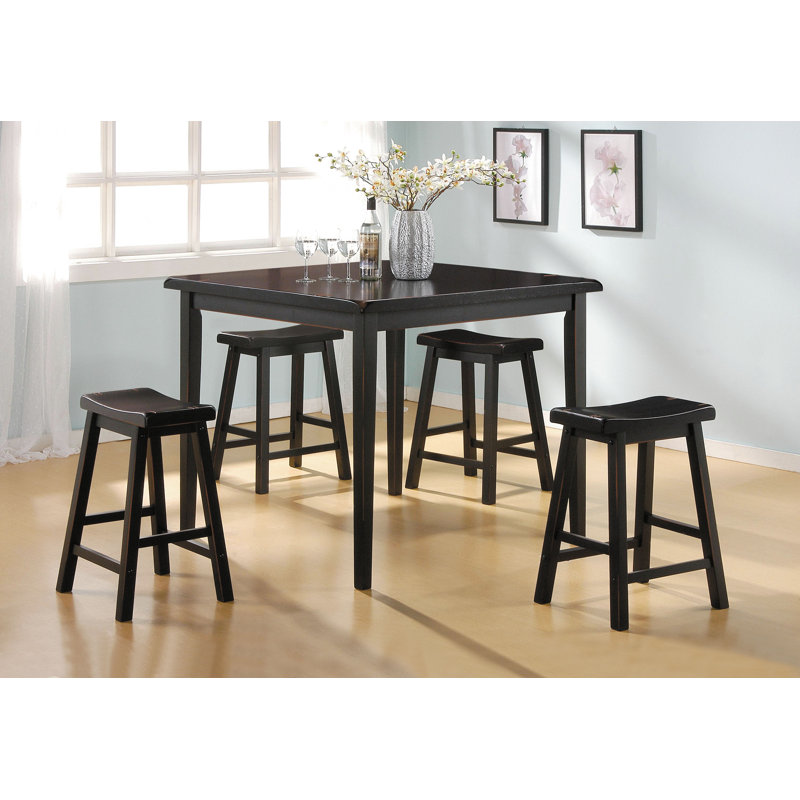 Solid Wood Counter Height Dining Set Photos
