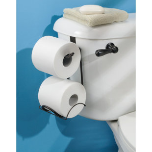Tank Mounted Toilet Paper Holders You\'ll Love | Wayfair Tank Mounted Toilet Paper Holders You\'ll Love | Wayfair
