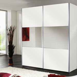 Schwebetürenschrank Solutions Bianco, 216 cm H ..