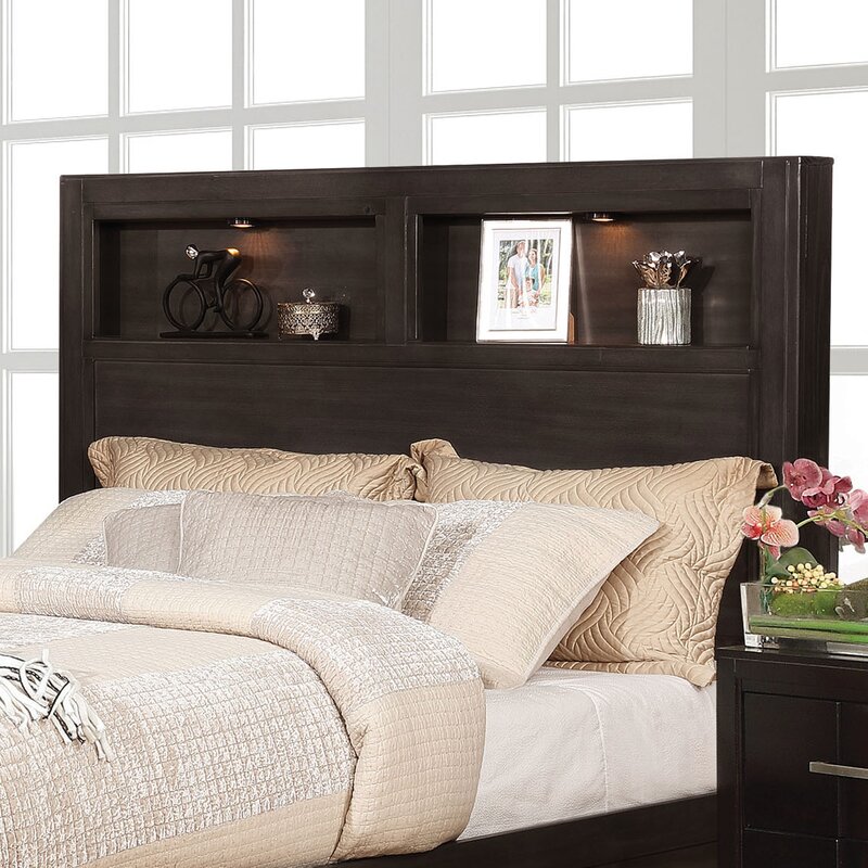 Gracie Oaks Pruitt Queen Bookcase Headboard Wayfair.ca