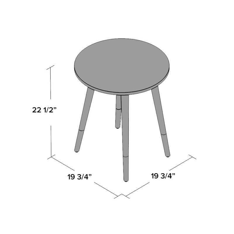 Zipcode Design Rita Round Accent Table & Reviews Wayfair
