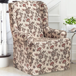 T-Cushion Wingback Slipcover by CoverWorks