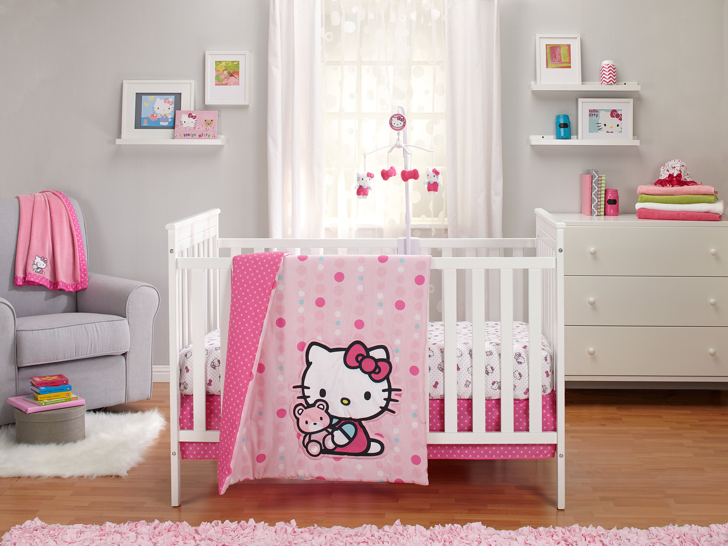 Sanrio Cute As A Button 3 Piece Crib Bedding Set Reviews Wayfair