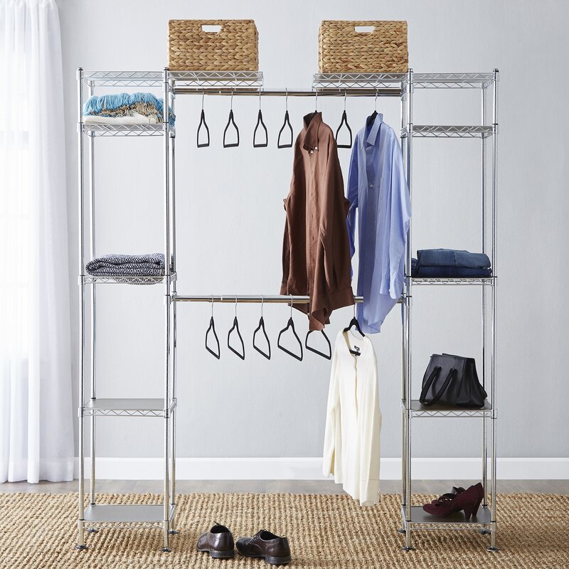 Wayfair Basics™ Wayfair Basics 58W - 83W Closet System & Reviews | Wayfair