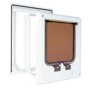 Electromagnetic 4 Way Cat Door