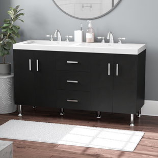 Modern Contemporary 58 Inch Double Vanity Allmodern Quickview