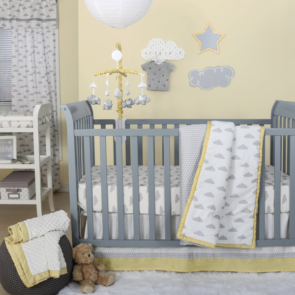 The Peanut Shell Dot A Lot Cloud 4 Piece Crib Bedding Set Reviews The Peanut Shell Dot A Lot Cloud 4 Piece Crib Bedding Set Reviews Wayfair Ca