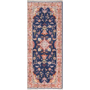 Victorian Style Rugs Wayfair Vennie Blue Fl Tabriz Persian Style Area Rug 6 7 X 2 8