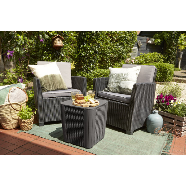 Highland Dunes Berrios Balcony 3 Piece Bistro Set With Cushions Highland Dunes Berrios Balcony 3 Piece Bistro Set With Cushions Reviews Wayfair
