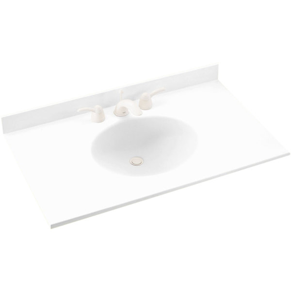 swanstone 43" single bathroom vanity top & reviews | wayfair swanstone 43" single bathroom vanity top & reviews | wayfair