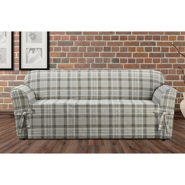 Sure Fit Highland Plaid Polyester Sofa Slipcover & Reviews Wayfair