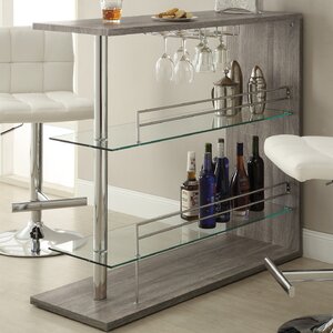 Canela Bar with Wine Storage