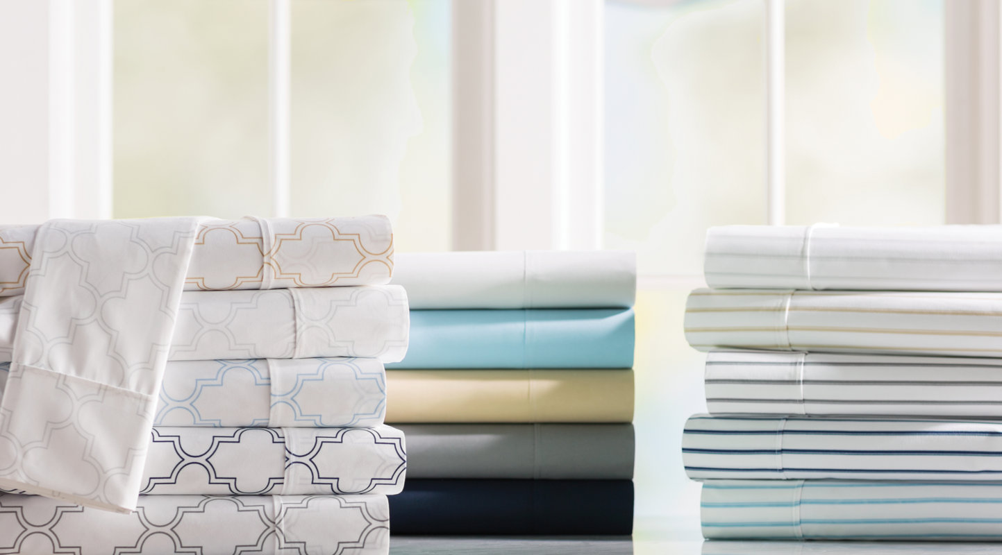 Wayfair Basics™ Wayfair Basics Striped 4 Piece Sheet Set & Reviews