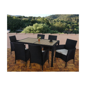 2-tlg. Loungesessel-Set Ariana mit Kissen von Ha..