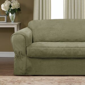 Bearup Barras Box Cushion Loveseat Slipcover