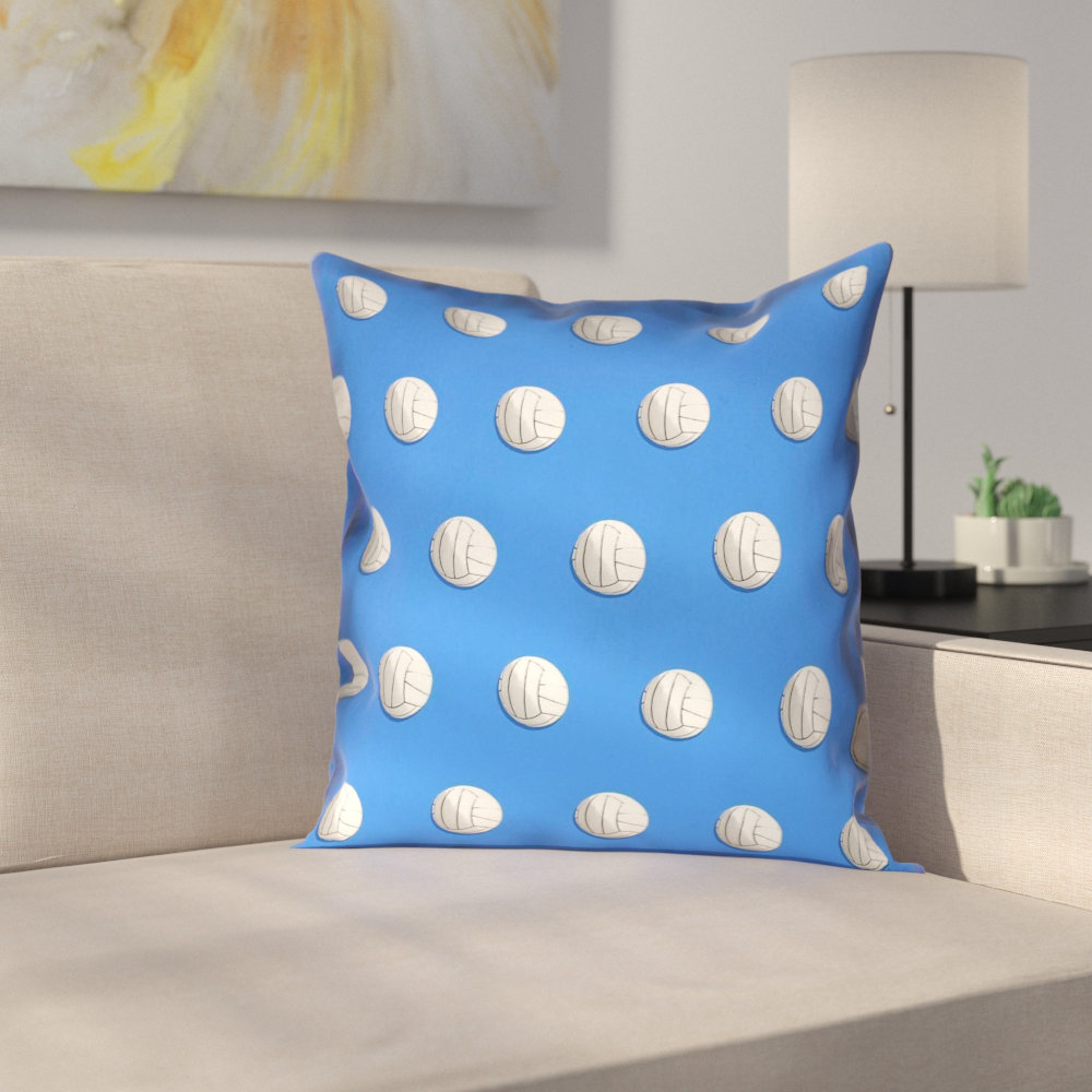 East Urban Home Volleyball Suede Pillow Cover Wayfair