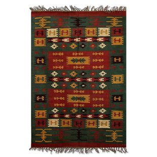 Fair Trade Rug Wayfair Fair Trade Decorative Geometric Expertly Hand Woven Indian Wool Home Decor Area Rug