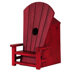 Adirondack Chair 10 in x 6 in x 6.25 in Songbird House