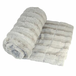 Eisley Double Sided Faux Fur Throw Blanket