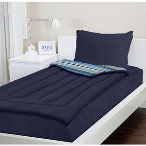 Dylon Navy Blue Reversible Bed-In-A-Bag Set