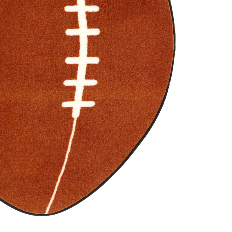 Fun Rugs Fun Shape Football Sports Area Rug & Reviews Wayfair
