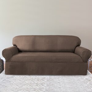 Bayside Box Cushion Sofa Slipcover