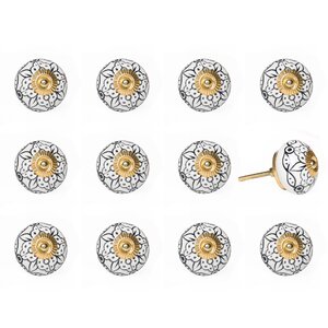 Handpainted Round Knob (Set of 12)