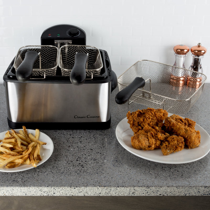 Classic Cuisine 4 Liter Electric Deep Fryer & Reviews Wayfair