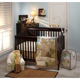 Safari Jungle Crib Bedding Sets You Ll Love Wayfair Lion King Urban Jungle Piece Crib Bedding Set