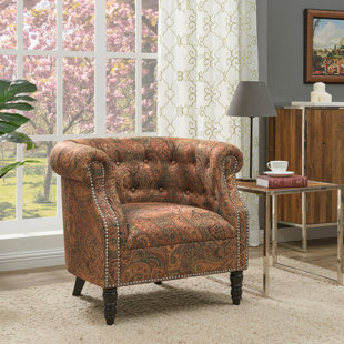 Red Accent Chairs Joss Main Huntingdon Chesterfield Chair