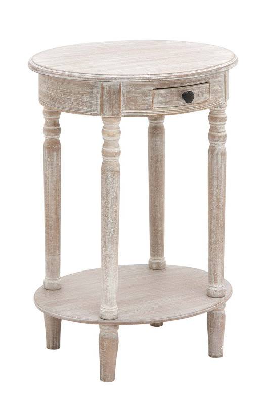 Cole & Grey Wood Oval End Table & Reviews Wayfair